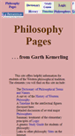 Mobile Screenshot of philosophypages.com